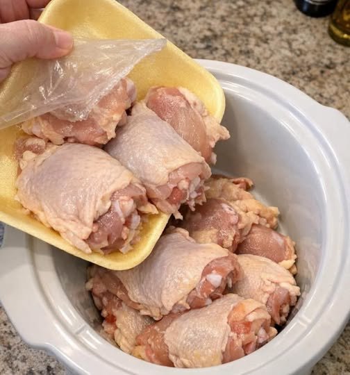 5-Ingredient Slow Cooker Chicken Thighs 794494219_1022524127505750_6715559259952396237_n